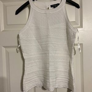 White decorative tank